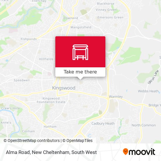 Alma Road, New Cheltenham map