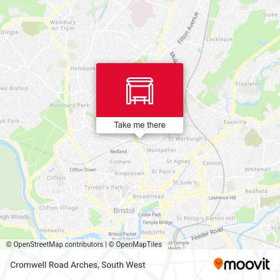Cromwell Road Arches map