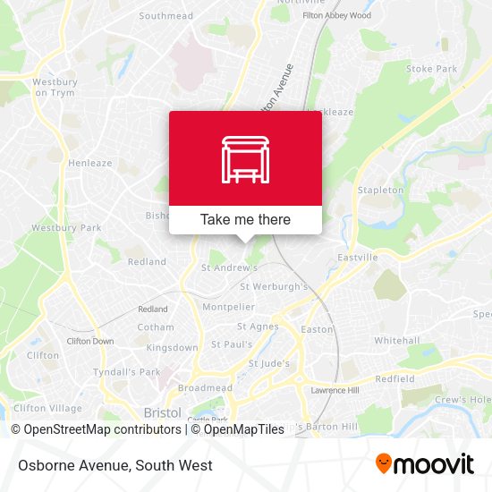 Osborne Avenue map