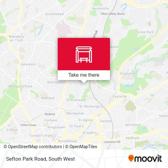 Sefton Park Road map