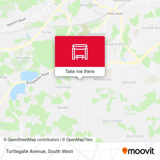 Turtlegate Avenue map