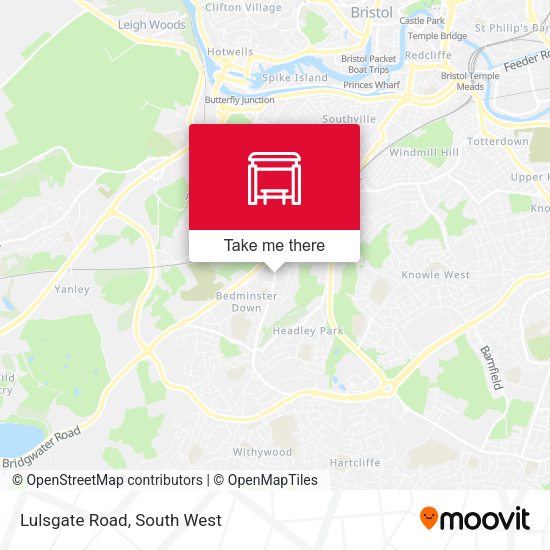 Lulsgate Road map