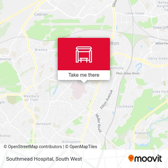 Southmead Hospital map