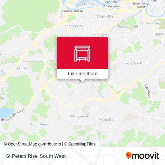 St Peters Rise map