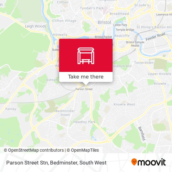 Parson Street Stn, Bedminster map