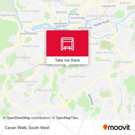 Cavan Walk map