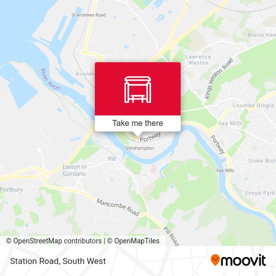 Station Road map