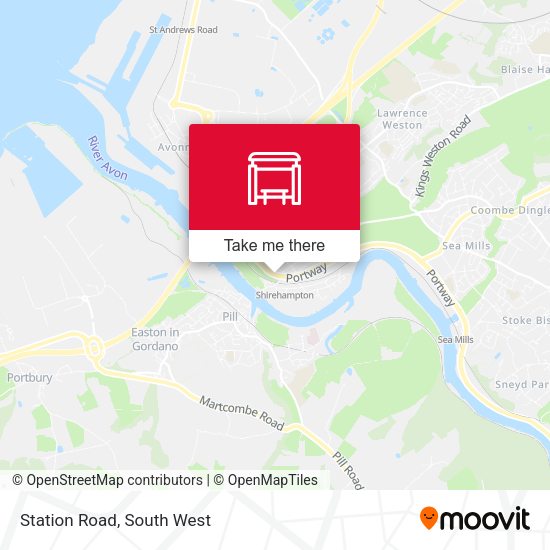 Station Road map