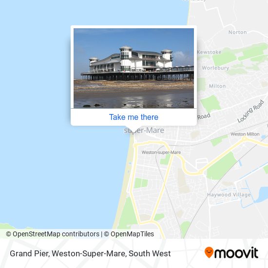Grand Pier, Weston-Super-Mare map