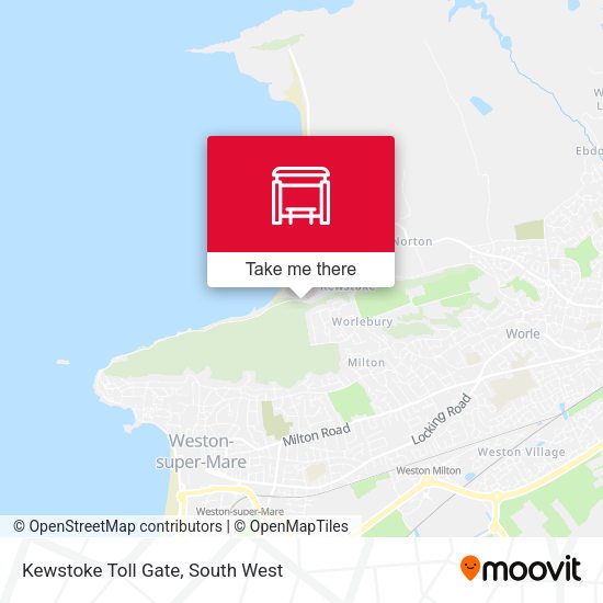 Kewstoke Toll Gate map