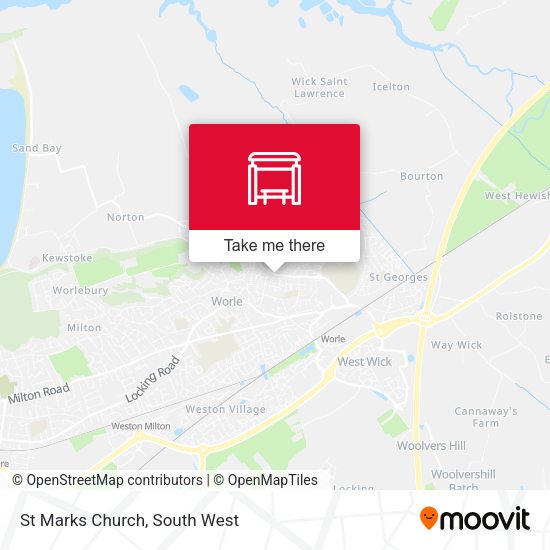 St Marks Church map