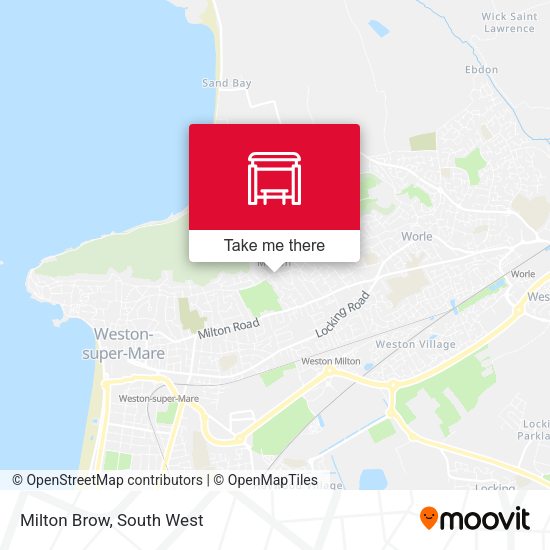 Milton Brow map