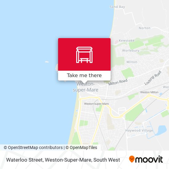 Waterloo Street, Weston-Super-Mare map