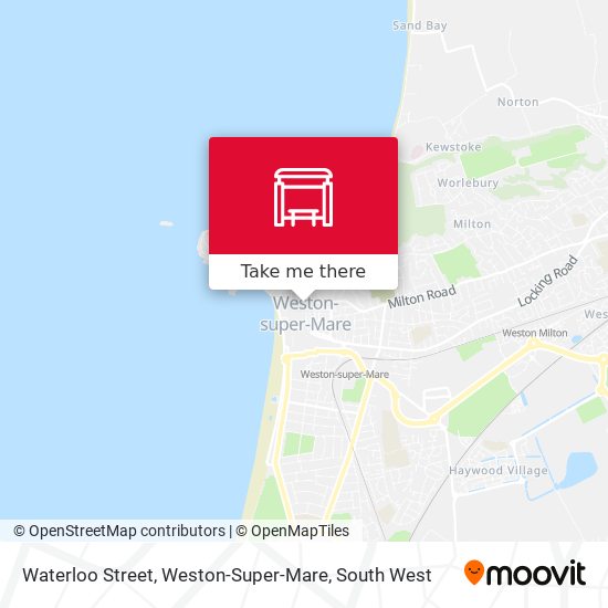Waterloo Street, Weston-Super-Mare map