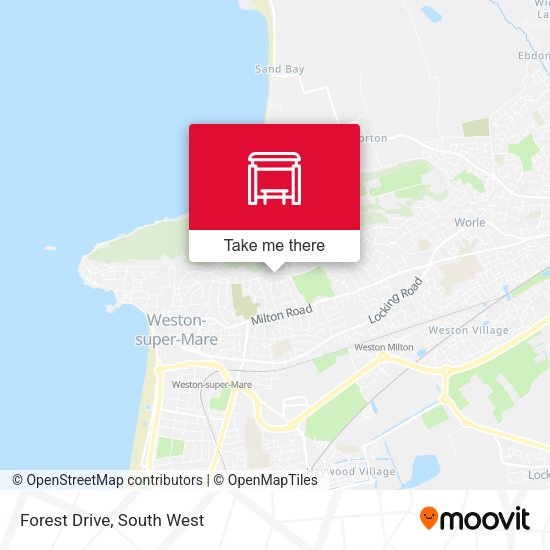 Forest Drive map