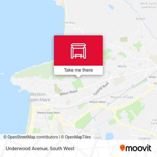 Underwood Avenue map
