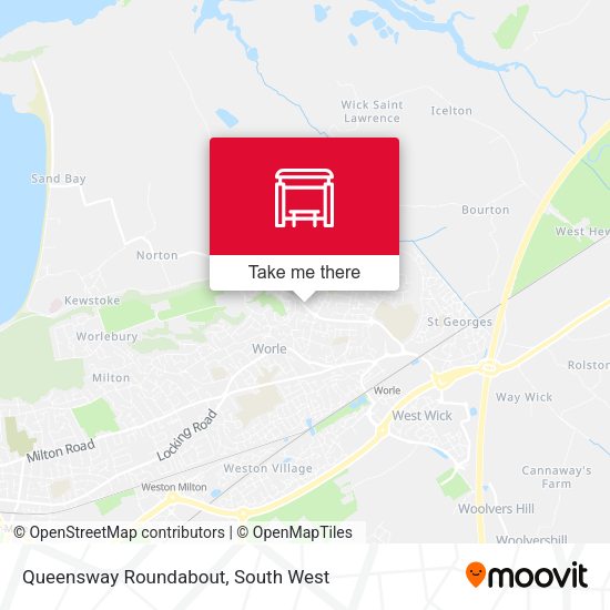 Queensway Roundabout map