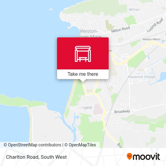 Charlton Road map