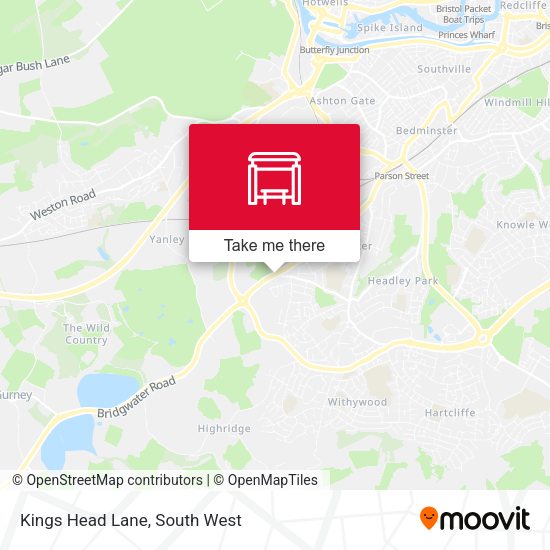 Kings Head Lane map
