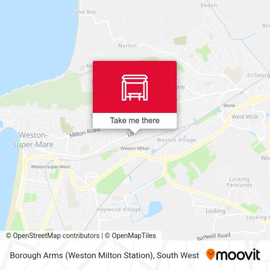 Borough Arms (Weston Milton Station) map