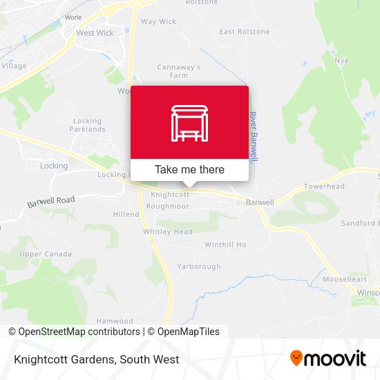Knightcott Gardens map