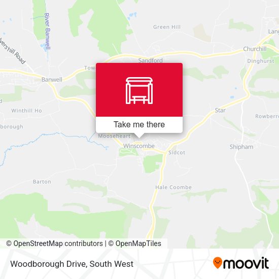 Woodborough Drive map