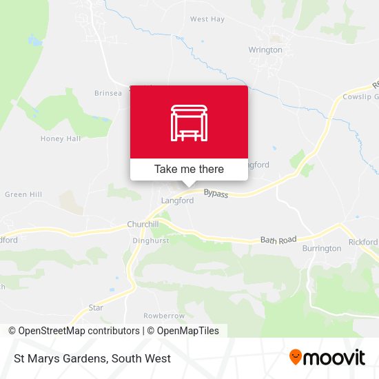 St Marys Gardens map
