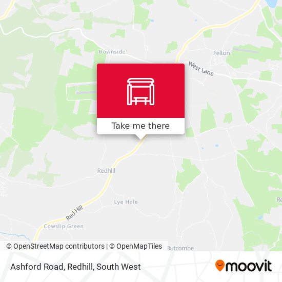 Ashford Road, Redhill map