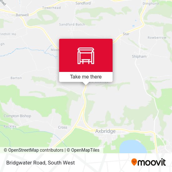 Bridgwater Road map