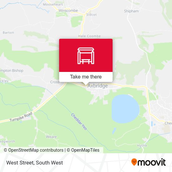 West Street map