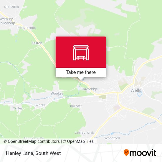 Henley Lane map