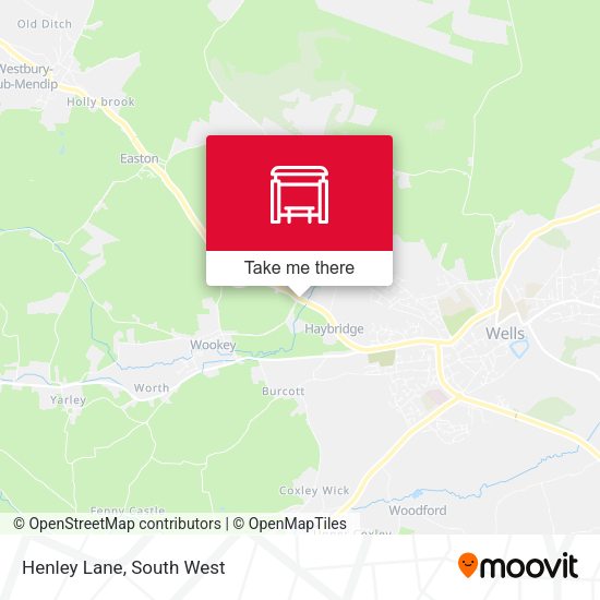 Henley Lane map