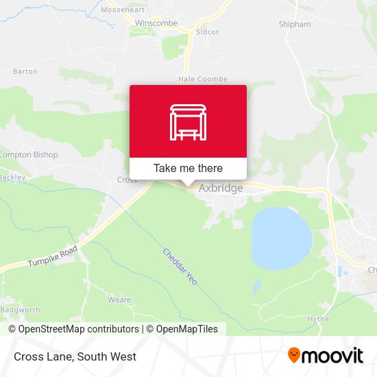 Cross Lane map