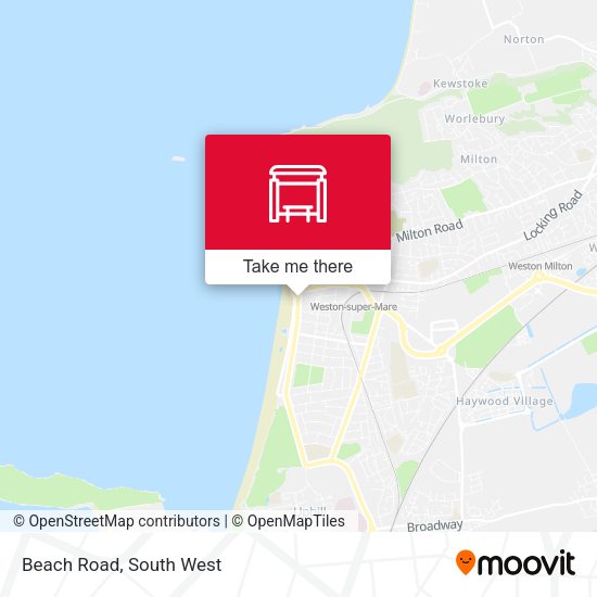 Beach Road map