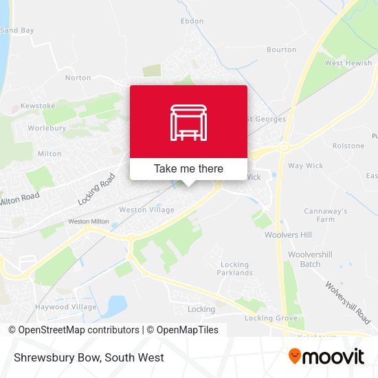 Shrewsbury Bow map