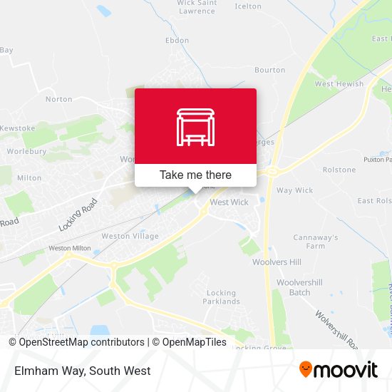 Elmham Way map