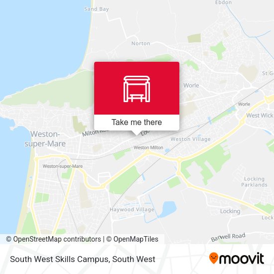 South West Skills Campus map