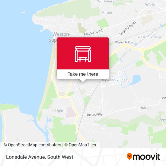 Lonsdale Avenue map