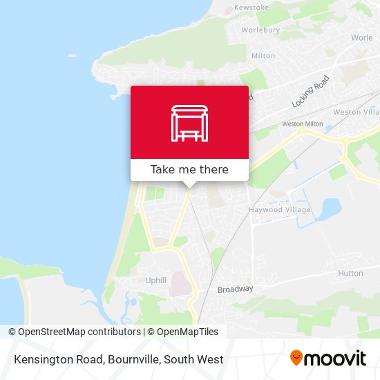 Kensington Road, Bournville map