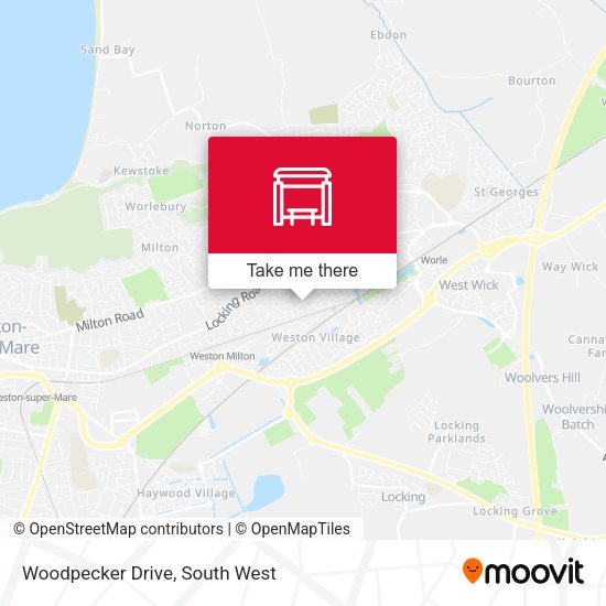 Woodpecker Drive map