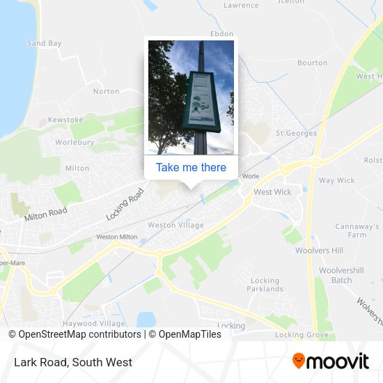Lark Road map
