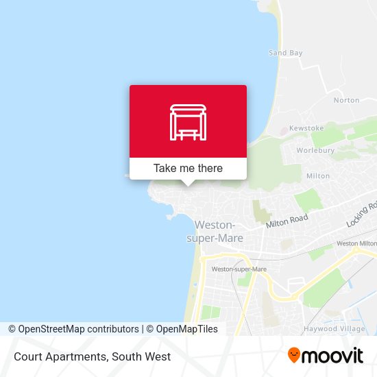 Court Apartments map