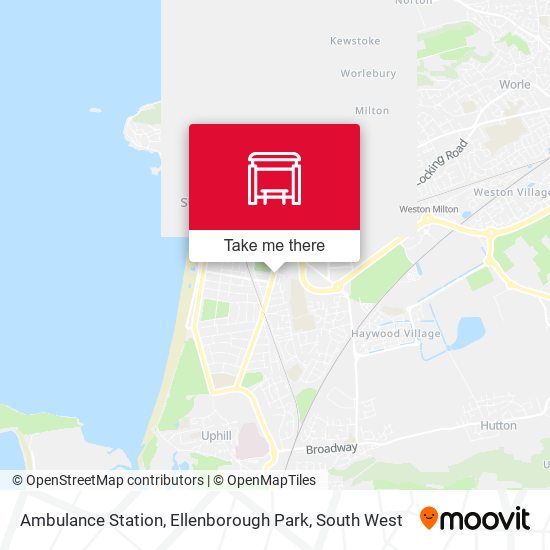 Ambulance Station, Ellenborough Park map