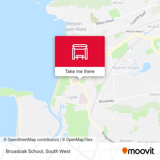 Broadoak School map