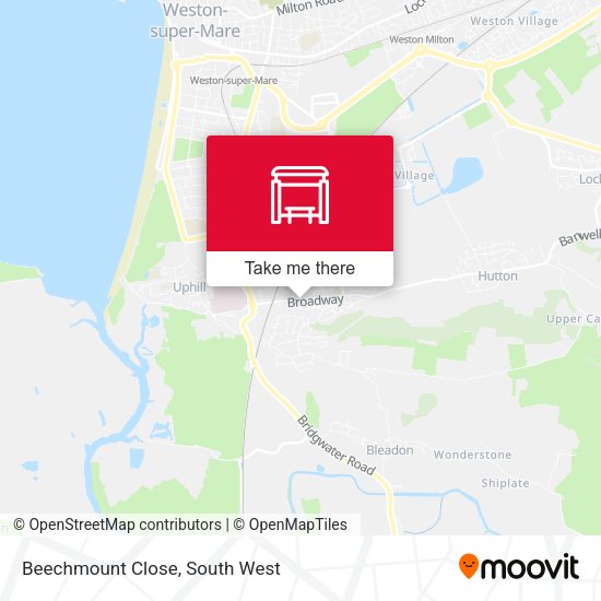 Beechmount Close map
