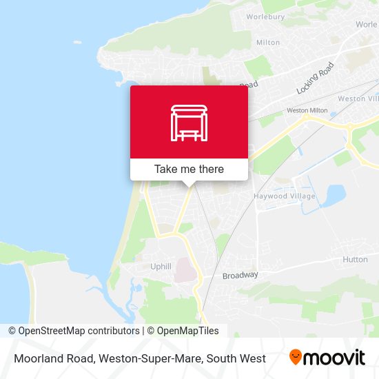 Moorland Road, Clarence Park map