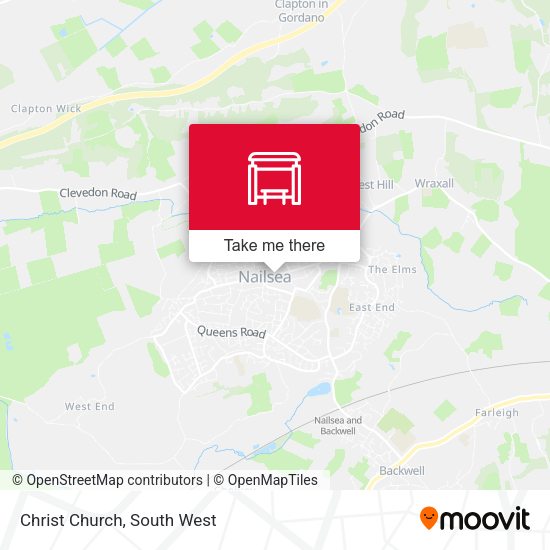 Christ Church map