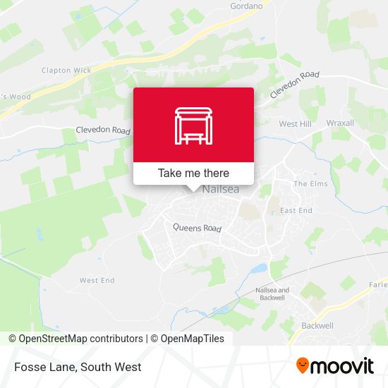 Fosse Lane map