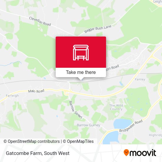 Gatcombe Farm map