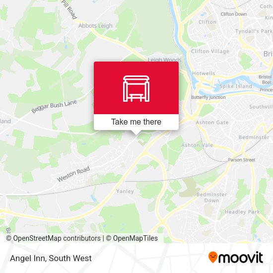 Angel Inn map